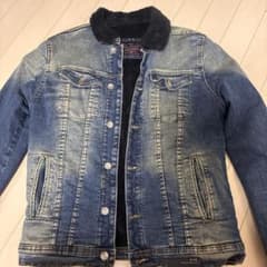 ZARA MAN ボア付きデニムジャケット Mのサムネイル