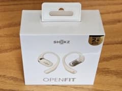 SHOKZ新品未開封　オープンフィットOPENFIT 骨伝導イヤホン　ベージュのサムネイル