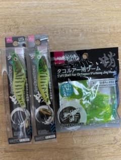 타코에기 다이소 타코에기 3.0호 3호 타코 루어용 웜 세트