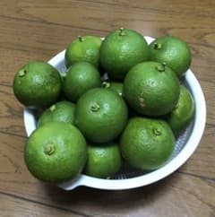もぎたて　かぼす　無農薬のサムネイル