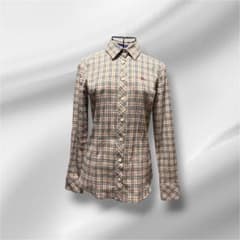 Burberry Blue label♡チェック柄 長袖シャツ ボタンダウン - メルカリ