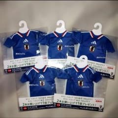 サッカー日本代表 ユニフォーム ペットボトルカバー 5枚 ワールド