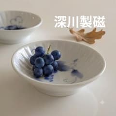 深川製磁】 ブルーワイナリー しのぎ深小皿 ペア 有田焼 - メルカリ