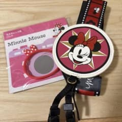 Minnie Mouse カメラストラップ カメラレンズ用バンド付きのサムネイル