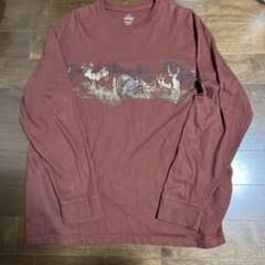 REDHEAD バーガンディ 長袖Tシャツ XLのサムネイル