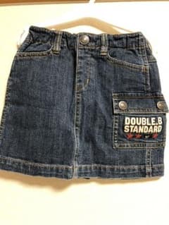 MIKIHOUSE DOUBLE.B デニムスカート ダブルビー  ミキハウスのサムネイル