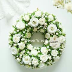 フラワーリースNO.499＊ 29cmのサムネイル