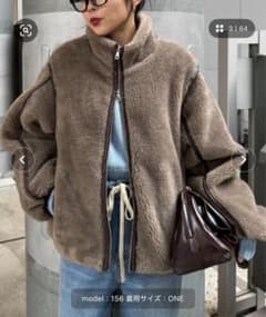 チャオパニックティピー　【ぬくかる】2WAYふわボアスタンドジャケットのサムネイル