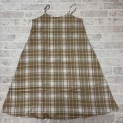 earth music & ecology チェック柄ワンピース Fサイズのサムネイル