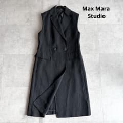 近年2024✨MaxMara Studio ROSANNAリネン混紡 ロングジレ 近年2024✨MaxMara Studio ROSANNAリネン混紡 ロングジレ - メルカリ