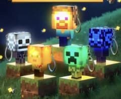 マイクラ LEDキーホルダー 5個セット クリーパー マインクラフトのサムネイル
