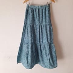 Samansa Mos2 花柄ロングフレアスカートのサムネイル