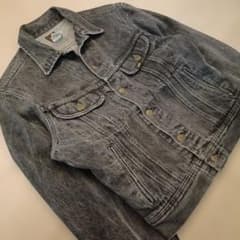 み*み様 激レア 80s LEE 220 ブラック 先染め USA製 levi' レアピース 80s~ Lee 220 先染めブラック デニムジャケット USA製