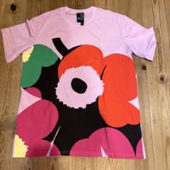adidas マリメッコ フラワープリント Tシャツ OTサイズ - メルカリ