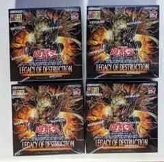 遊戯王 LEGACY OF DESTRUCTION シュリンクあり 4box - メルカリ