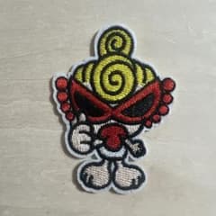 刺繍ワッペン キャラクター ホワイトのサムネイル