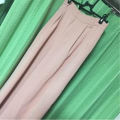 新品未使用！ジーナシス ピンクガウチョパンツのサムネイル