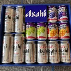 Asahi アサヒスーパードライ & Welch's ウェルチ　ギフトセットのサムネイル