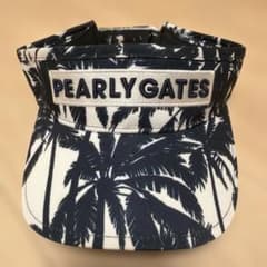 新品未使用】PEARLY GATES ゴルフ サンバイザー パームツリー柄 - メルカリ