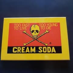 激レア！CREAM SODA ドクロ手鏡　昭和レトロ　スカル