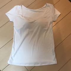 ブラトップ Tシャツ 半袖　ホワイトのサムネイル