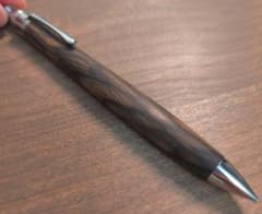 超極上 工房楔 黒柿孔雀杢 シャープペンシル (0.5mm)「最高傑作の一本