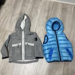 ストーンアイランド　ジュニア　ナイロンメタル　ダウンベスト　セット ストーンアイランド ジュニア ナイロンメタル ダウンベスト セット