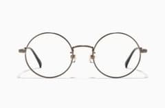 【美品】度なし JINS Modern Rim Metal 中顔面短縮メガネのサムネイル