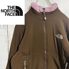 美品☆ ザ ノースフェイス　ソフトシェルジャケット　茶色　M　サミット　ボアのサムネイル