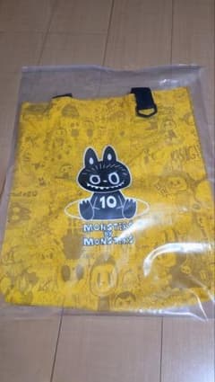 POP MART LABUBU 10周年記念 キャンバストートバッグ イエロー