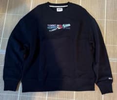 TOMMY JEANS クルーネック スウェット ブラック Mのサムネイル