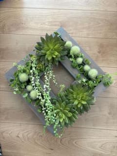 造花　観葉植物　壁掛けのサムネイル