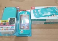 Nintendo Switch Lite 本体 ターコイズ ポーチ カバー付 - メルカリ