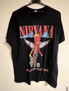 ニルヴァーナ NIRVANA ナカジョイ ウンコリン うんこりん降臨堂 tシャツ うんこりん降臨堂 NIRVANA IN UTERO アナゴ新品未使用 L - メルカリ