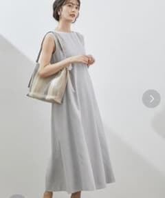 【新品】リネンライクワンピースのサムネイル