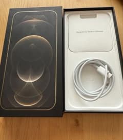 Apple iPhone 12pro Max美品　128GB 箱、新品コード付きのサムネイル