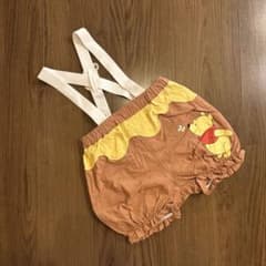 Birthday Disney Halloween Costume Winnie the Pooh Overalls Size 90