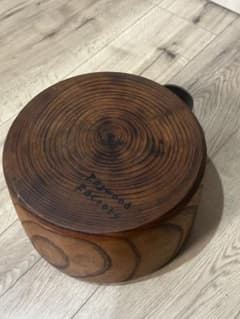 入手困難Fatwood Factory 焔燻造り薪割り台アイアンハンドル仕様