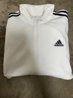 adidas トラックジャケット 白 KR M 3本線 ジャージのサムネイル