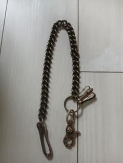 真鍮製 ウォレットチェーン vintage　11mmのサムネイル