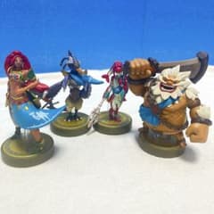美品】 amiibo ゼルダの伝説 四人の英傑セット フィギュア - メルカリ