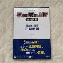 早稲田•慶應•上智 英文法•語法正誤問題　旺文社のサムネイル
