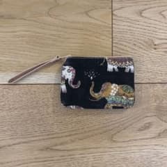 ゾウ柄 コインケース 小銭入れ ポーチのサムネイル
