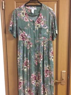 ワンピース ロング 古着 花柄のサムネイル