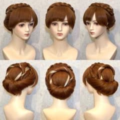 セール中【Dハロ仮装】アナ雪 戴冠式アナ ウィッグ アナ雪 アナ 戴冠式 ウィッグ コスプレ Dハロ セット済み - メルカリ
