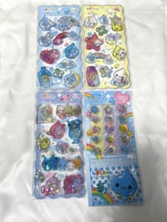 しずくちゃん ウォーターシール おはじきシール 4点セット新品未使用のサムネイル