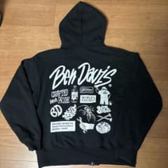 Ben Davis ジップアップパーカー ブラックのサムネイル