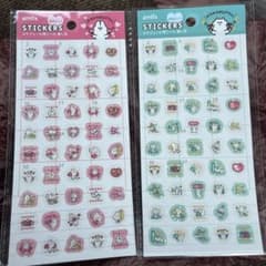 amifa キャラクターシール 2シートセットのサムネイル