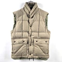 エディバウアーダウンベスト黒タグキルティングYKKジッパー 80's