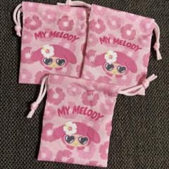 サンリオ マイメロディ 日焼け 巾着 3点セットのサムネイル